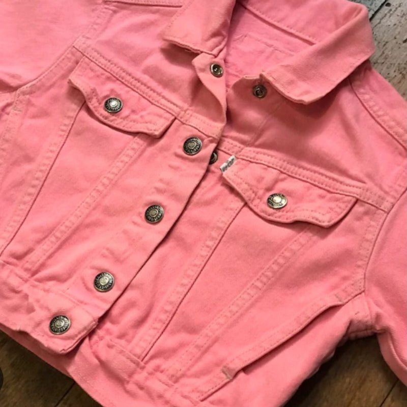 Denim Jacket Pink